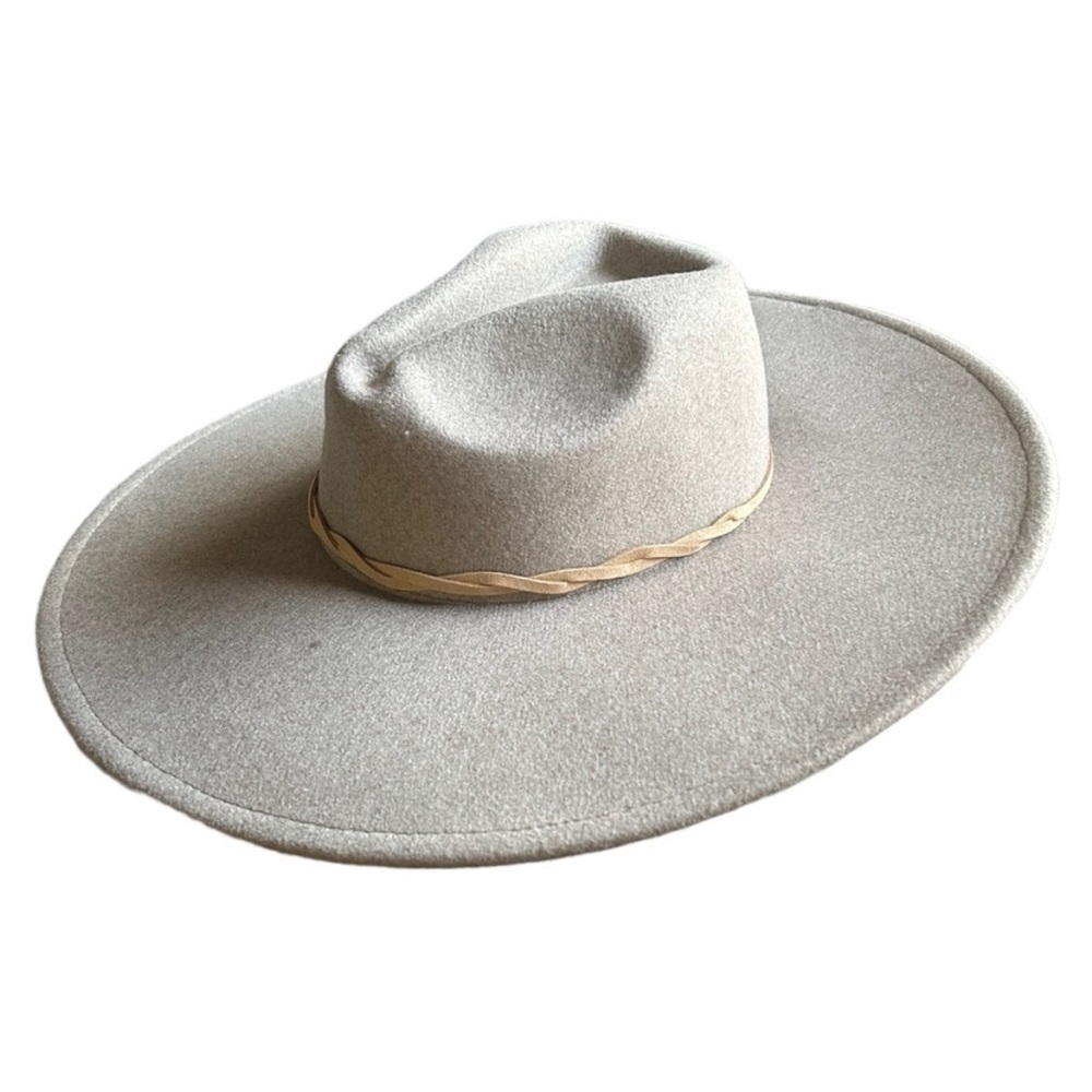 NEW Treasure & Bond SHELBY WIDE BRIM RANCHER HAT IN TAUPE COMBO